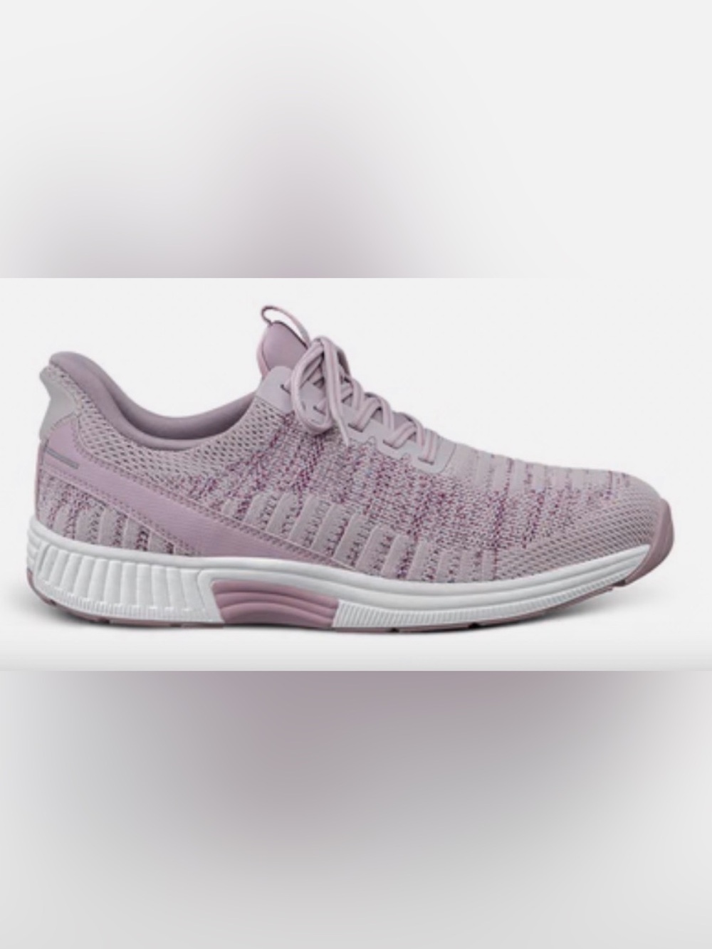 Orthofeet Kita in Rose hands free lace up lavender snkrs WM 7.5 athleisure